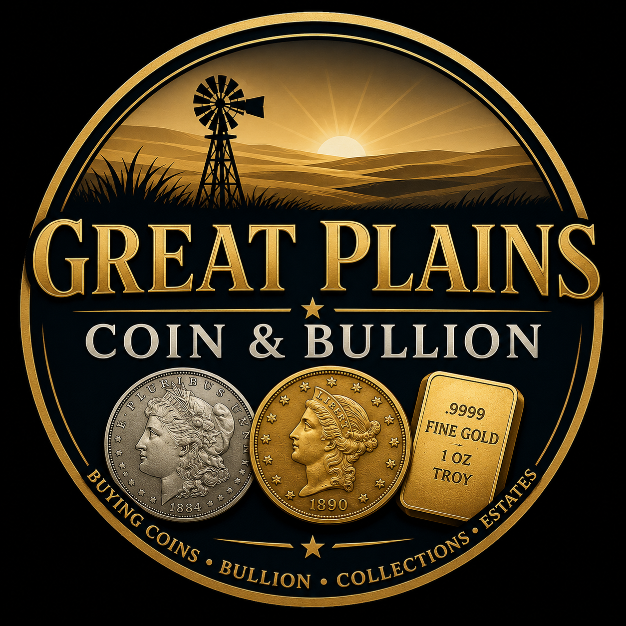Great Plains Coin & Bullion logo