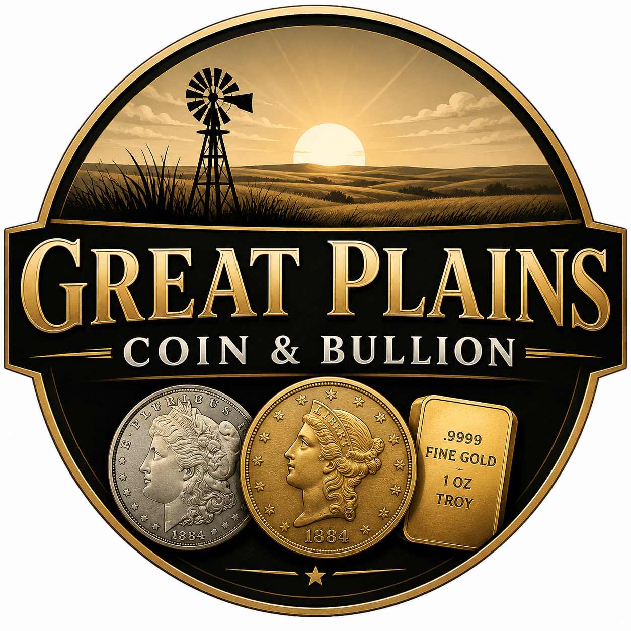 Great Plains Coin & Bullion emblem